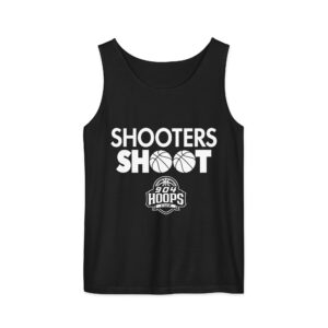 Shooters Shoot Basketball Graphic – 904 Hoops Club Unisex tank top