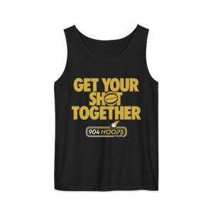 Get Your Shot Together Basketball – 904 Hoops Club Unisex tank top
