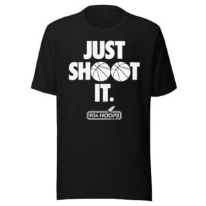 Just Shoot It Basketball Graphic – 904 Hoops Club Unisex t-shirt