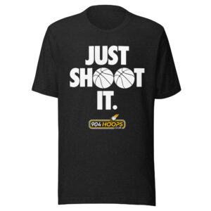 Just Shoot It Basketball Graphic – 904 Hoops Club Unisex t-shirt