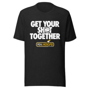 Get Your Shot Together Basketball – 904 Hoops Club Unisex t-shirt