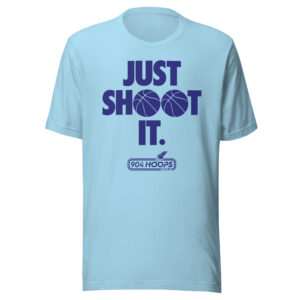 Just Shoot It Basketball Graphic – 904 Hoops Club Unisex t-shirt