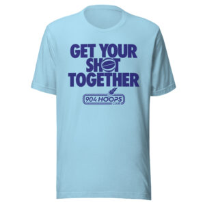 Get Your Shot Together Basketball – 904 Hoops Club Unisex t-shirt