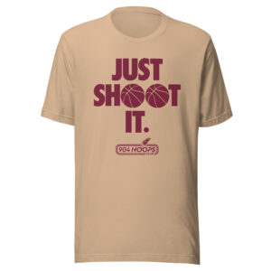 Just Shoot It Basketball Graphic – 904 Hoops Club Unisex t-shirt