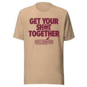 Get Your Shot Together Basketball – 904 Hoops Club Unisex t-shirt