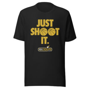 Just Shoot It Basketball Graphic – 904 Hoops Club Unisex t-shirt